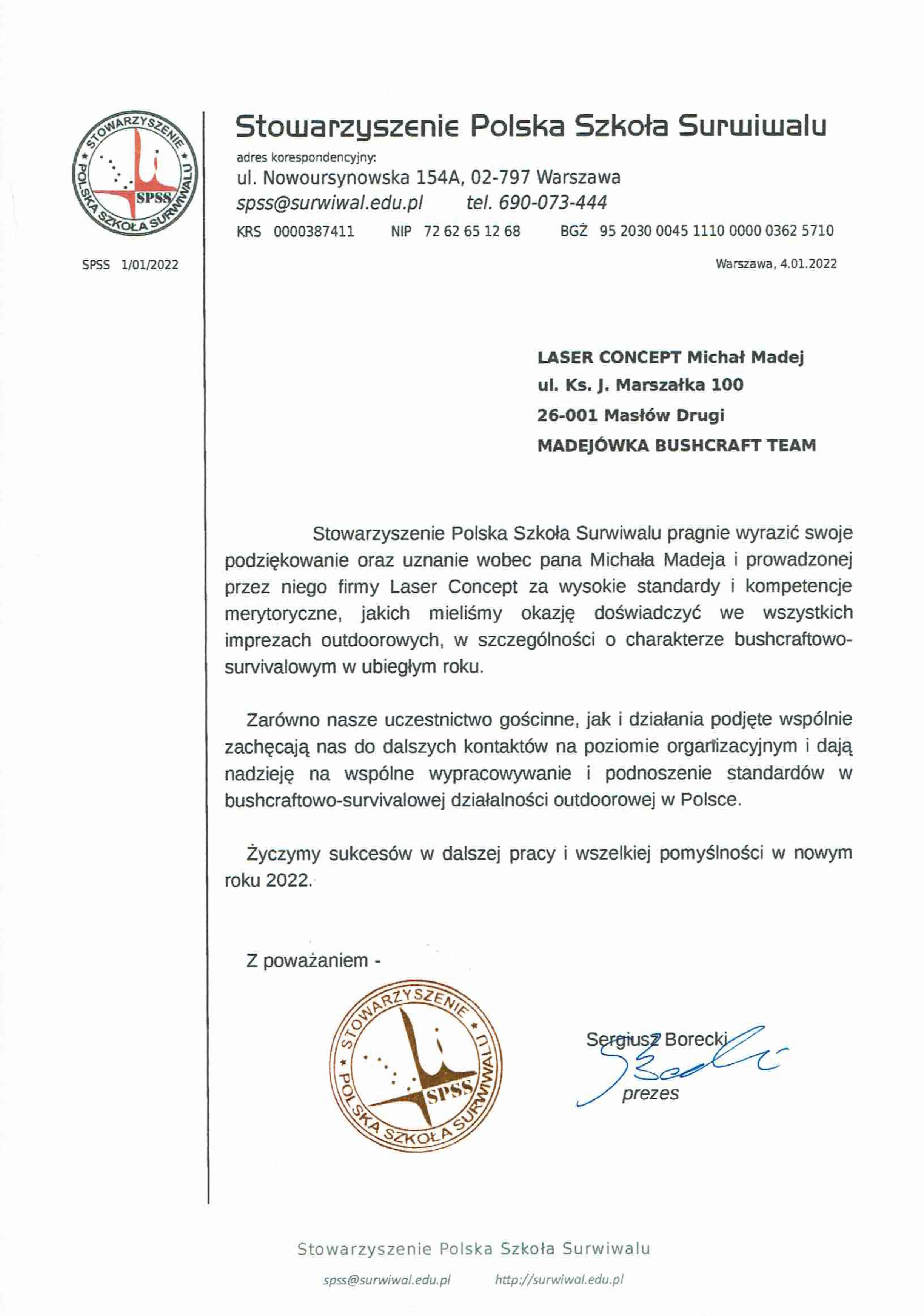 01.01.2022 referencje Madejówka