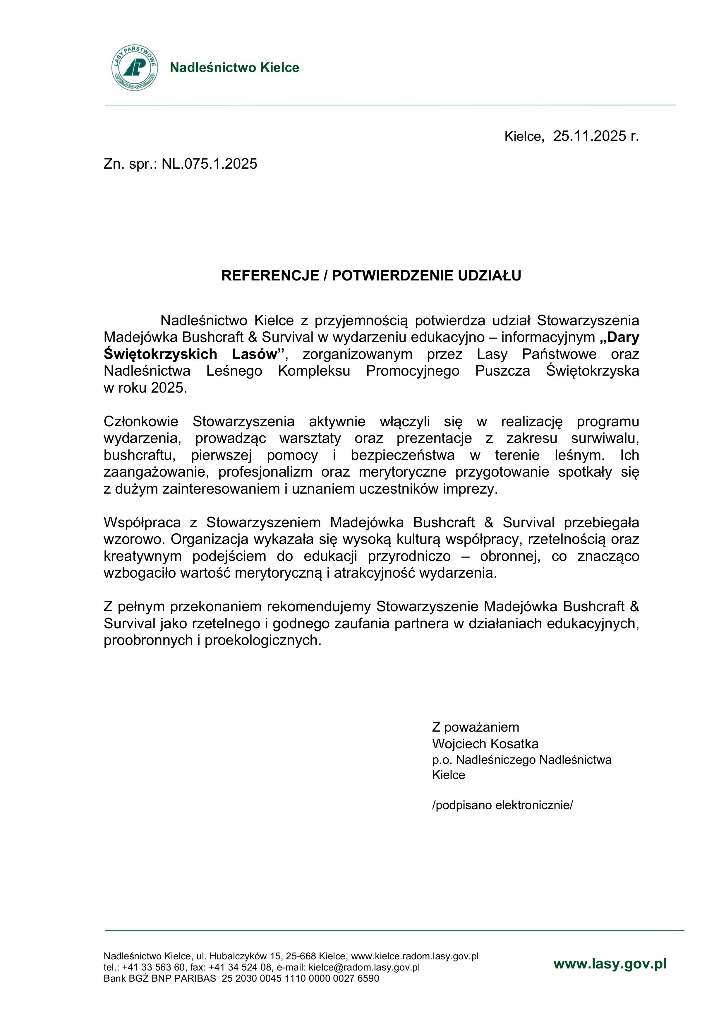 NK Rekomendacje dla Stowarzyszenia